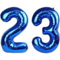 thumbnail image 1 of Number Balloon 40 Inch for Birthday Decorations, Large Foil Balloon Numbers, Mylar Giant Birthday Balloon for Boy Girls Women Men, 1 of 18