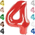 thumbnail image 1 of Number Balloon 40 Inch for Birthday Decorations, Large Foil Balloon Numbers, Mylar Giant Birthday Balloon for Boy Girls Women Men, 1 of 17