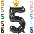 thumbnail image 1 of Number Balloon 40 Inch for Birthday Decorations, Large Foil Balloon Numbers, Mylar Giant Birthday Balloon for Boy Girls Women Men, 1 of 16