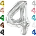 thumbnail image 1 of Number Balloon 40 Inch for Birthday Decorations, Large Foil Balloon Numbers, Mylar Giant Birthday Balloon for Boy Girls Women Men, 1 of 18