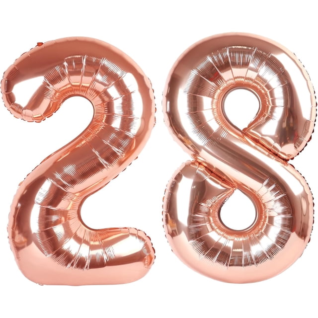 Number Balloon 40 Inch for Birthday Decorations, Large Foil Balloon ...