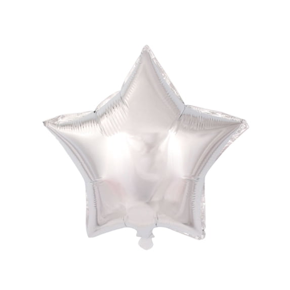 Silver Number Balloons for Party Decoration Made of Aluminum Foil 16 Inches