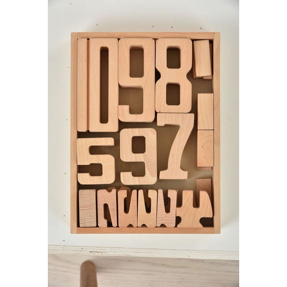 Number Blocks - Montessori Large Wooden Blocks