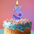 thumbnail image 1 of Number Candles Roman Numeral Birthday Candles Celebration Party Candle Decorative Floral Design Multicolor For Cakes Events Festive Occasions, 1 of 5