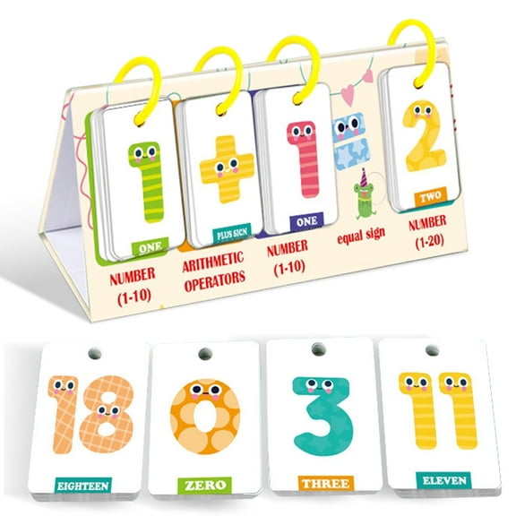 SINGOMON Number Cards, Addition and Subtraction Games Within 10, Standalone Wall Charts, Spelling Calendars