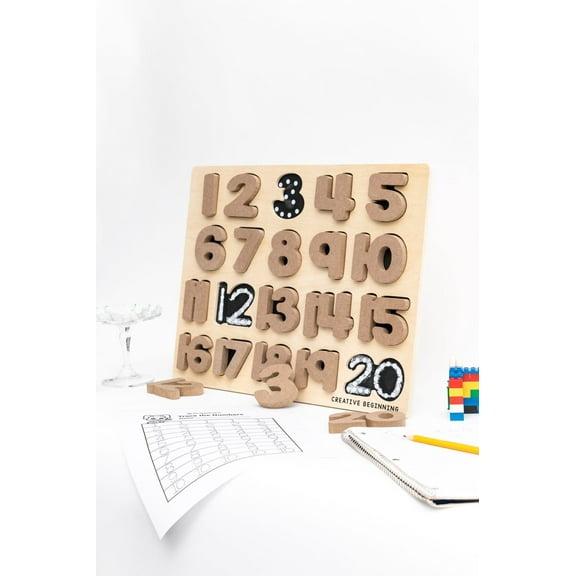 Number Chalkboard Puzzle