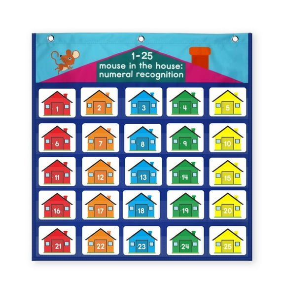 Number Chart for Children Kids Toddlers Home School Supplies