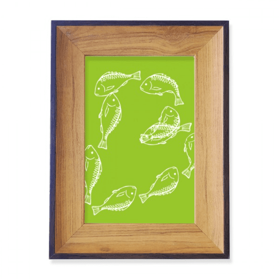 Number Combination Fish Letters Photo Frame Exhibition Display Art Desktop Painting