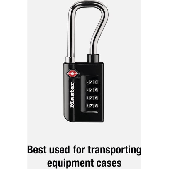 Number Combination Luggage Lock With Extended Reach (TSA-Accepted) - Pack of 12  Home & Garage Storage, Stackable Design