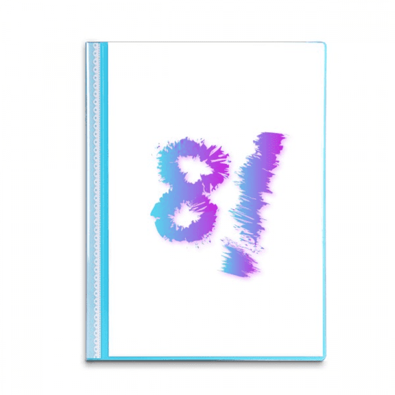 Number Eight Sighs Madness Book Sheet Protectors Portfolio Binder Folder