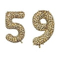 thumbnail image 1 of Number Fifty Nine Balloon Leopard Print Number 59 Balloon 32" Large Celebration Balloon, 1 of 1