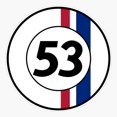 thumbnail image 1 of Number Fifty Three Racing Car Sticker, 1 of 4