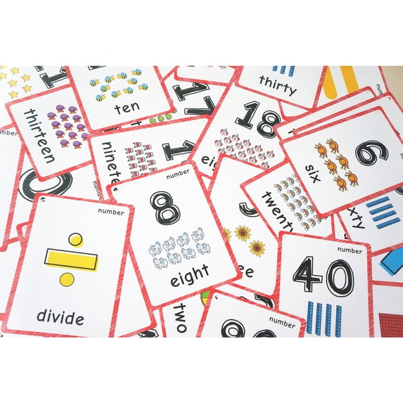 Number Flash Cards | Learning Toys Flashcards for Children Pre-K ...
