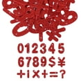 thumbnail image 1 of Number Foam Stickers, 72Pcs Numbers 0-9 EVA Self Adhesive Glitters Foam Shape Sticker Craft Supplies for Scrapbook Card DIY Making Home Decor, Red, 1 of 6