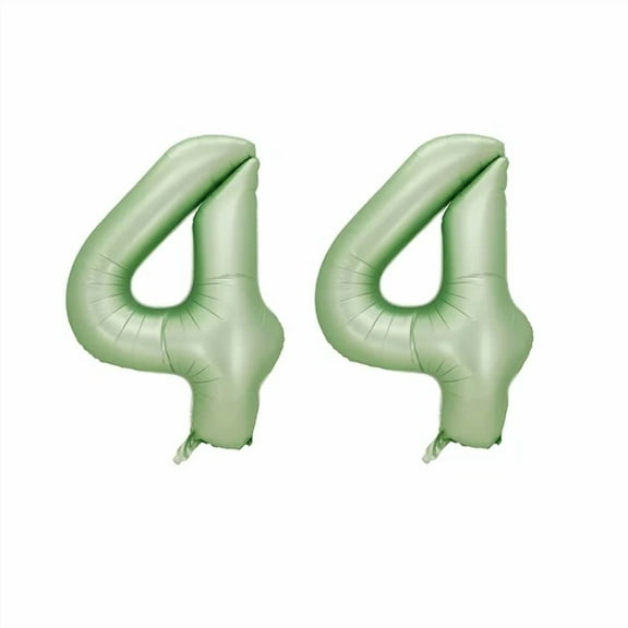Number Forty Four Balloon Pastel Sage Green Number 44 Balloon 32" Large Party