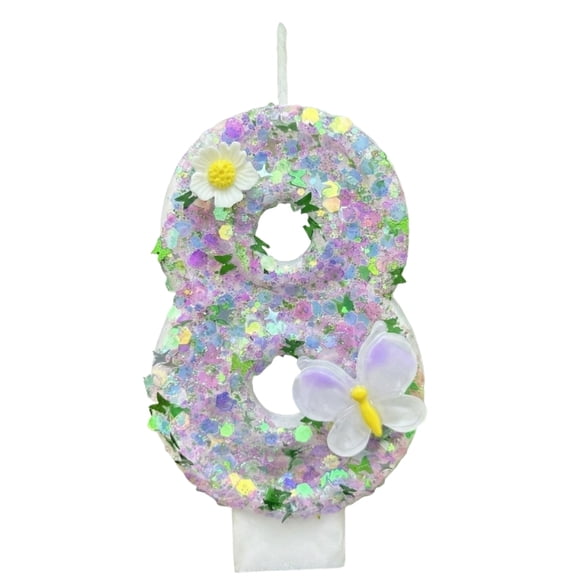 Number H Birthday Candle for Party Decoration, Cartoon Style Fashion Digital Cake Topper, Creative Event Supplies for Youth and Adult Celebrations