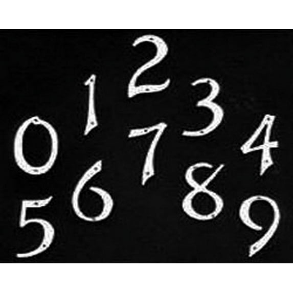 Schlage Builders Hardware Sc2-3046-605 #4 4In #4 Tradition House Number