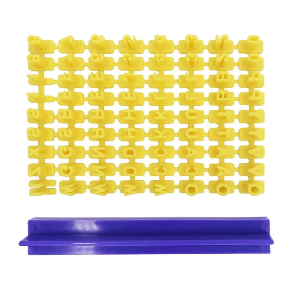 Number & Letter Cookie Biscuit Stamp Embosser Cutter Fondant Tool