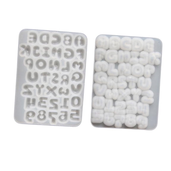 Number Letter Silicone Molds For Making Mechanical Keyboard Keycap Resin Charm