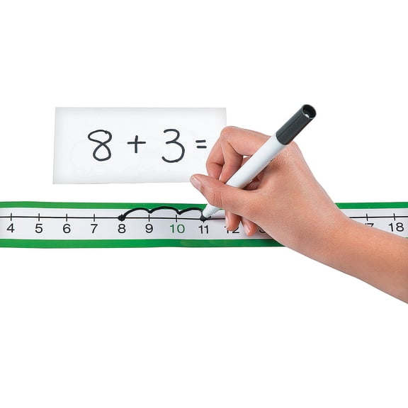 Number Line Dry Erase Sheets - Educational - 36 Pieces