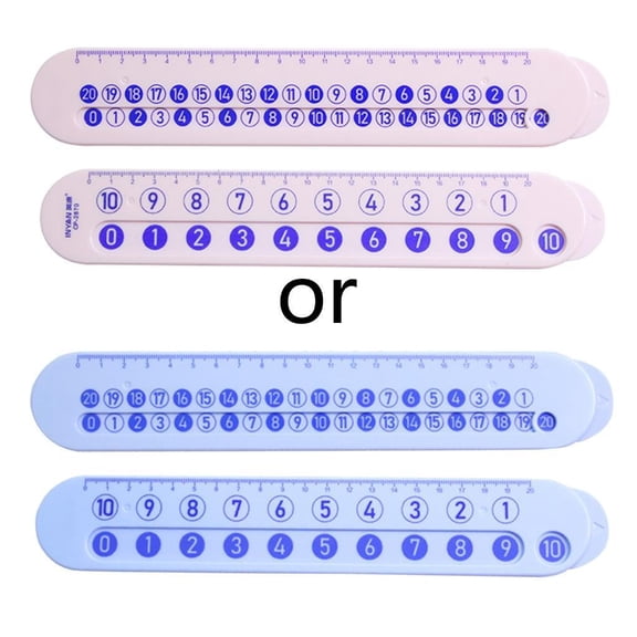 Number Matching Toy 1-20 Digital Decomposition Ruler Additive Decomposition Slide Ruler Early Educational Toy