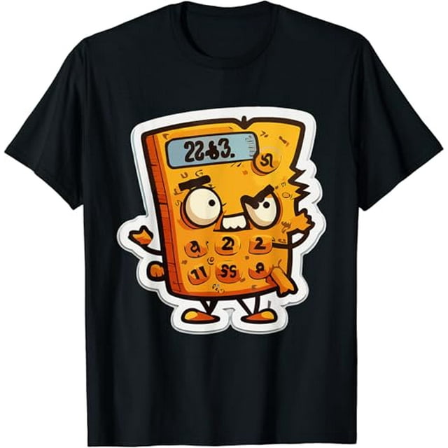 Number Math Day 2024 Crazy Calculator Kids Numbers Costume TShirt