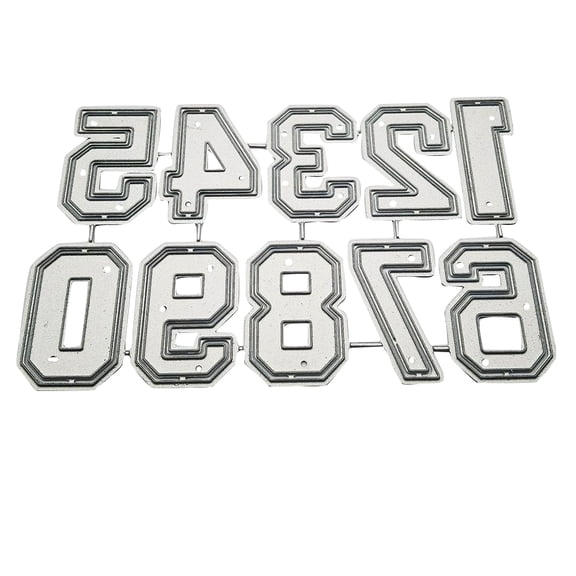 Number Metal Cutting Dies Stencil DIY Scrapbooking Album Paper Card Template Mold Embossing Craft Decoration