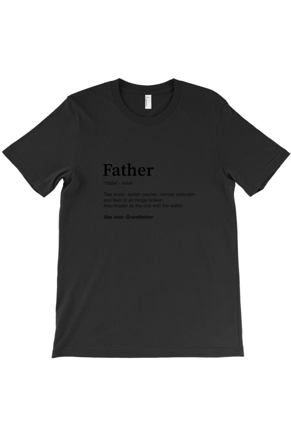 Number One Dad Award Graphic Fathers Day Gift from Kids Wife Unisex T-Shirt, for men & women, up to size 5XL