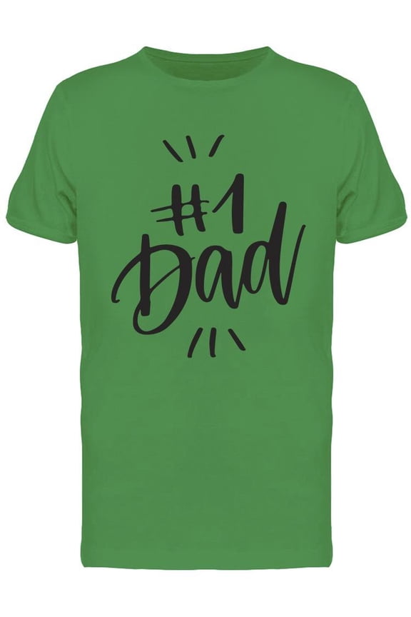 Number One Dad Graphic Tee Men's -Image by Shutterstock