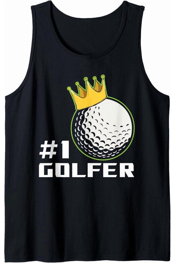 Number One Golfer Golfer Tank Top Size S-3XL
