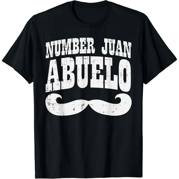 Number One Juan Abuelo Spanish Fathers Day Mexican Grandpa T-Shirt