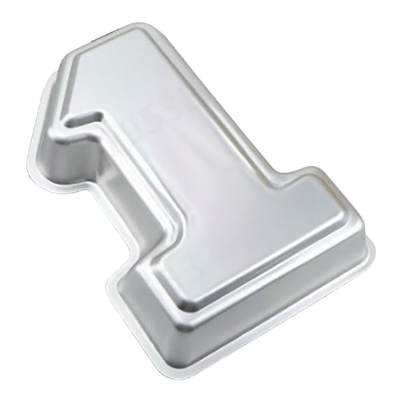 Number One Silicone Cake Pan Bakeware Single Mold, 3D Celebration Pastry Tray, Heat Resistant Layer Dessert Making Silicone Mold Holiday Cake Decoration