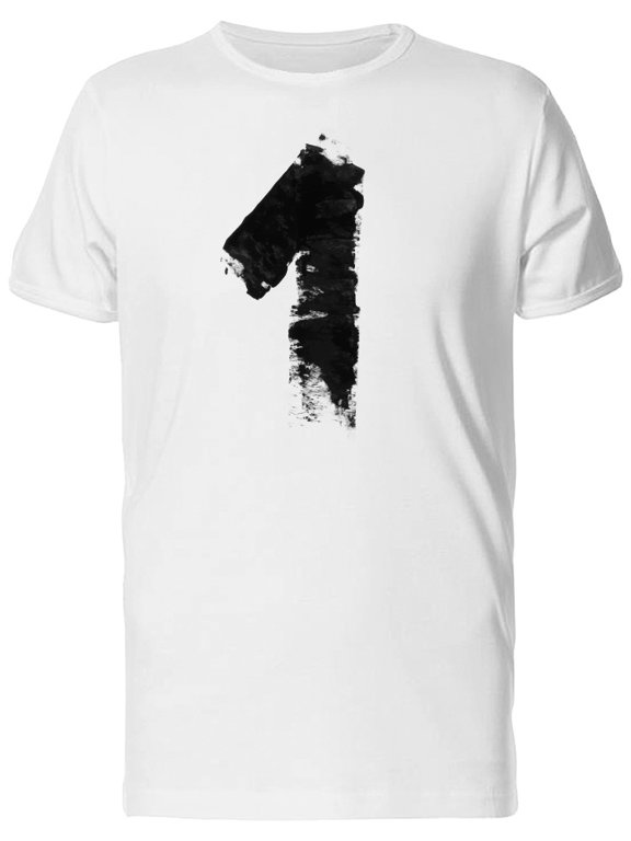 Number One With Grunge Textures Tee Men's -Image by Shutterstock