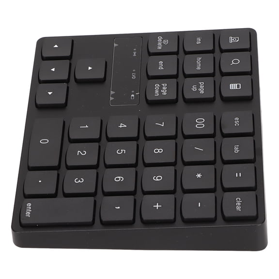 Number Pad, 35 Keys 2.4G Ergonomic Wireless Numeric Keypad With USB Receiver And Cable, Portable Number Numpad Number Keyboard For Laptop