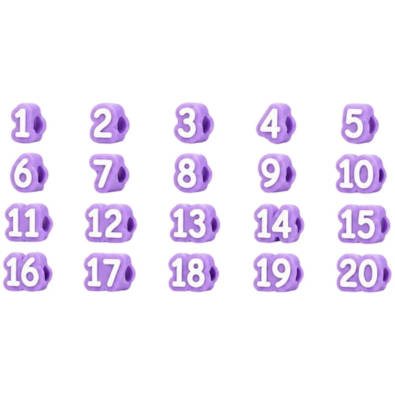 Number Pencil Toppers 1-20, Cute Pencil Topper Decoration, Reusable Pencil Labels, Bulk Pen Toppers Charm Accessories, Digit Themed Stationery Decorations Rewards and Gifts, 1 Set