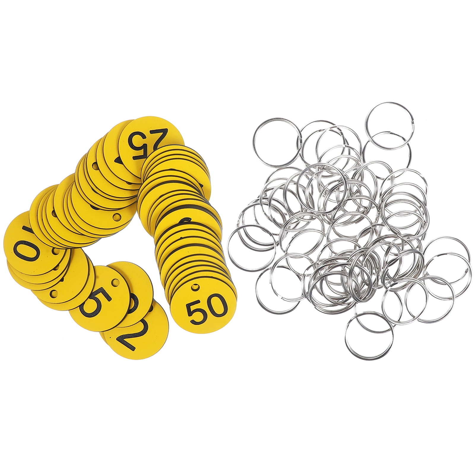 Number Plate Acrylic Tag Round Tags for Marking Key Iron Beehive Hand