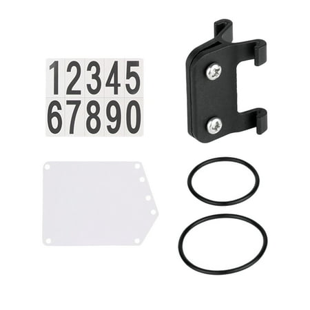Number Plate and Holder Seatpost PP Parts for Cycling Accessories Triathlon Race Rear Rack Bike Non Round Tube
