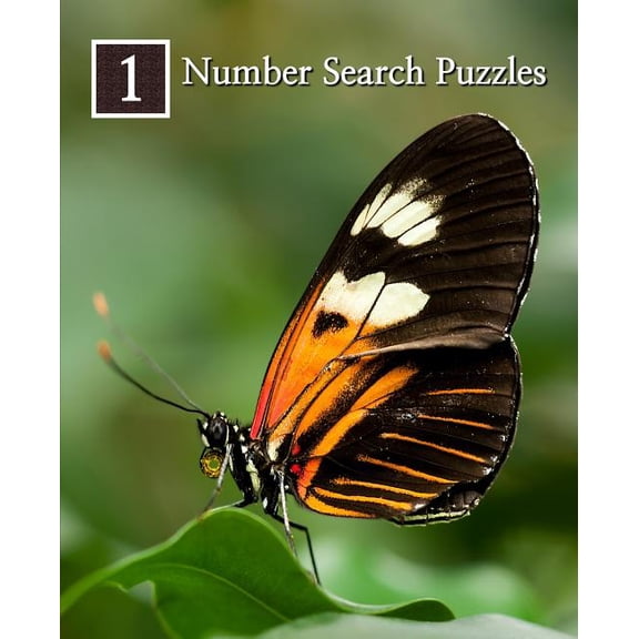 Number Search Puzzles: Number Search Puzzles 1: 100 Elegant Puzzles in Large Print (Paperback)(Large Print)