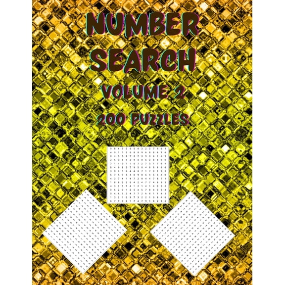Number Search Puzzles: Number Search Volume 2: 200 Puzzles to Challenge Your Brain and Beat Boredom (Paperback)
