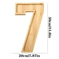 thumbnail image 1 of Number Shaped Serving Tray, Decorative Platter for Cheese, Fruit, and Snacks, Themed Party Serving Board for Birthday Celebrations and Holiday Gatherings, 1 of 5