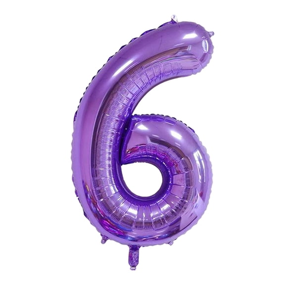 Number Sixty Seven Balloon Pastel Sage Purple Number 67 Balloon 51.18" Large Party Balloon Decoration(Balloon Number 6)