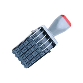 Number Stamp 0-9 Numbering Stamp Rotating Digits Number Stamp Date Stamp Adjustable Plastic Number Stamp