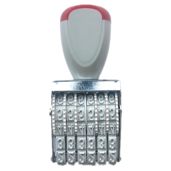 Number Stamp Business Stamp Roller Office Stamp Rolling Number Stamp Date Stamp Multifunction Rubber Stamp