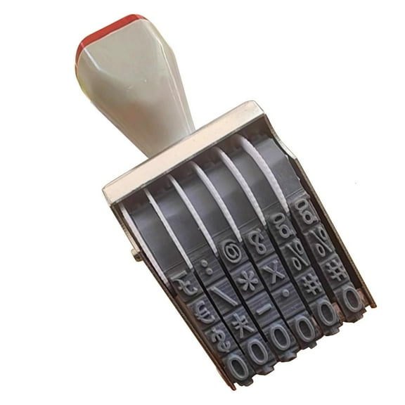 Number Stamp Date Stamp Adjustable Number Stamp 0-9 Numbering Stamp