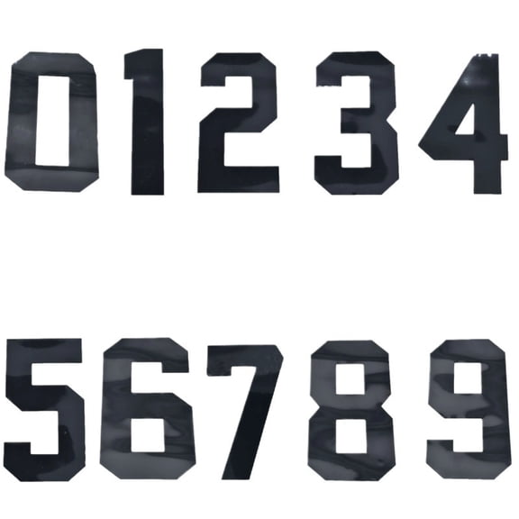Number Sticker 0 to 9 For Dirt Pit Bike Plastic Cover Racing Bike Motorcycle ATV Quad Pocket Bike Kayo BSE CRF KLX