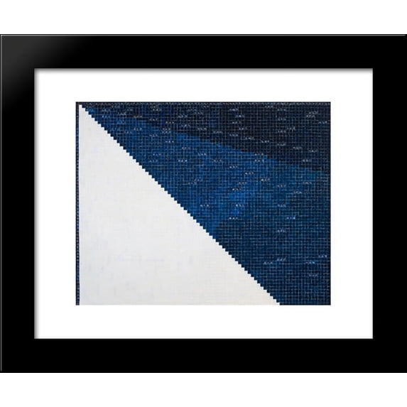 Number Structure #5 20x24 Framed Art Print by Nakamura, Kazuo