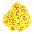 thumbnail image 1 of Number Tags 1-100 with Bright Colored Single Side Carved Keys Tags 100pcs Labeling Dormitory for Key Tag Husbandry Suppl, 1 of 8