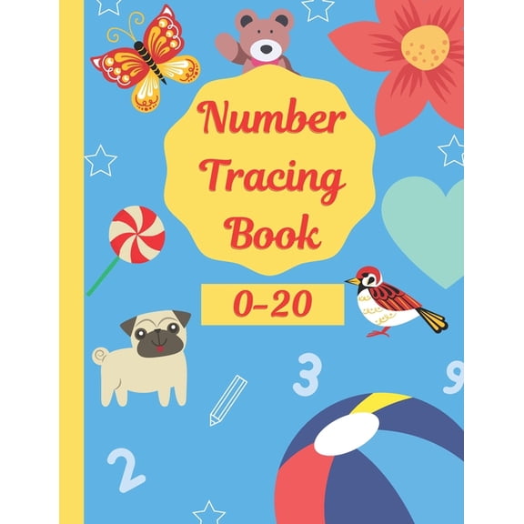 Number Tracing Book 0-20