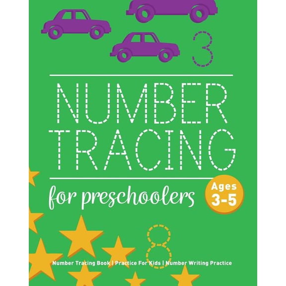 Number Tracing Book For Preschoolers: Number Tracing Book, Practice For Kids, Ages 3-5, Number Writing Practice, (Paperback)