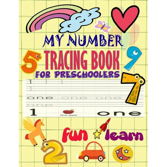 My Number Tracing Book Fro Preschoolers: Give your child all the practice, Math Activity Book, practice for preschoolers, (Paperback)